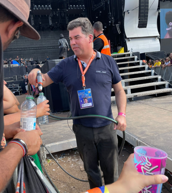 Ricardo Mexia Rock in Rio Ajuda